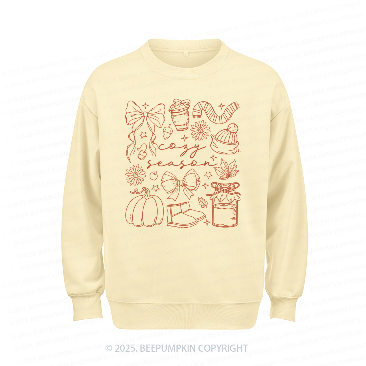 Cozy Season Fall Sweatshirt Beepumpkin