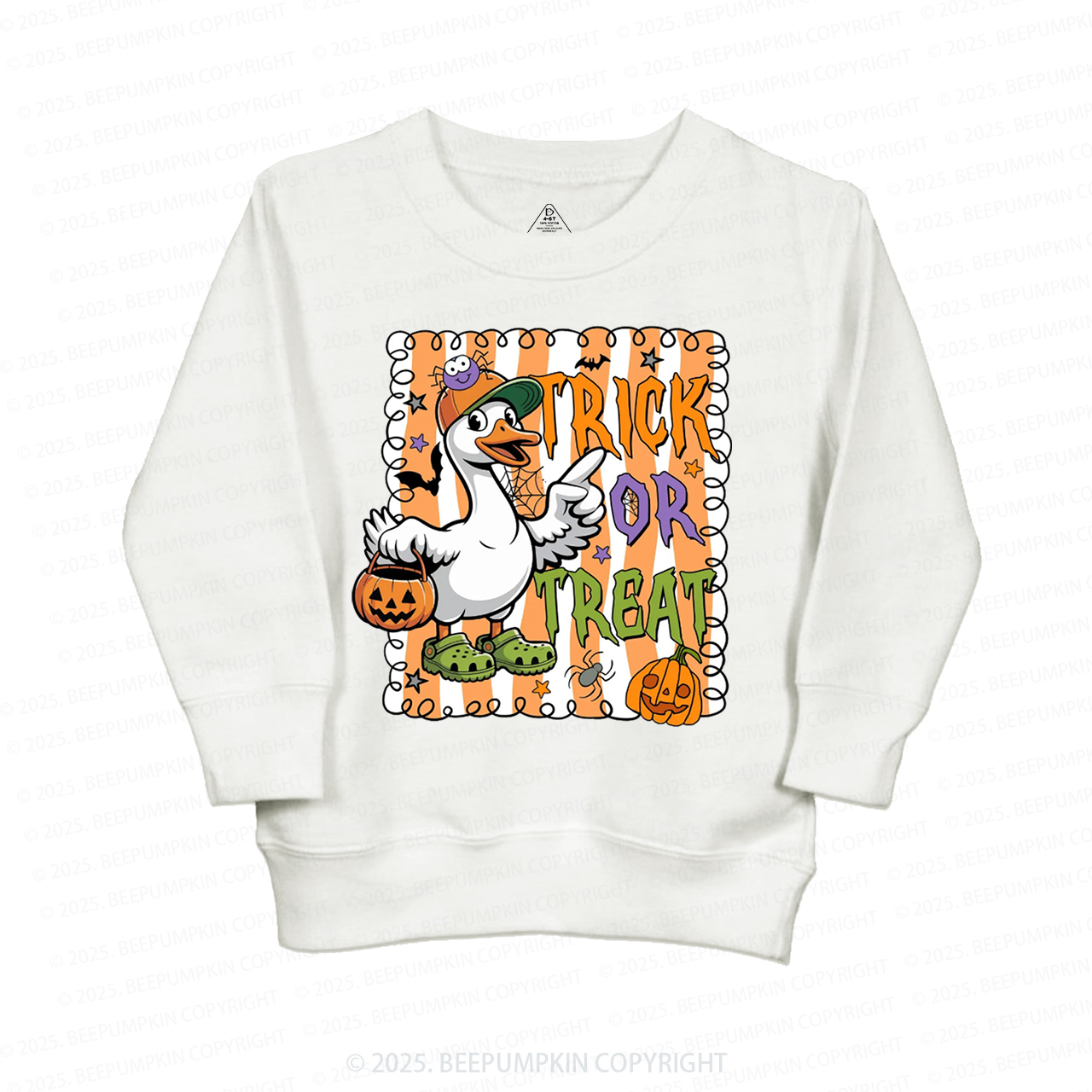 Halloween Goose Trick Or Treat Kid's Sweatshirt