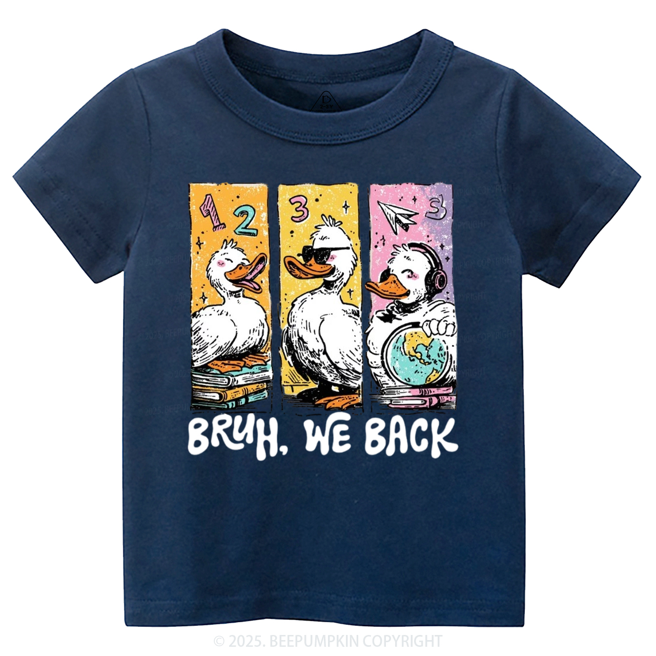 Bruh, We Back Kindergarten Toddler&Kid's Tees Beepumpkin