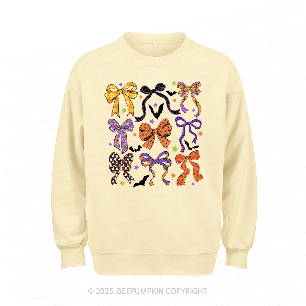 Coquette Bow Halloween Sweatshirt Beepumpkin