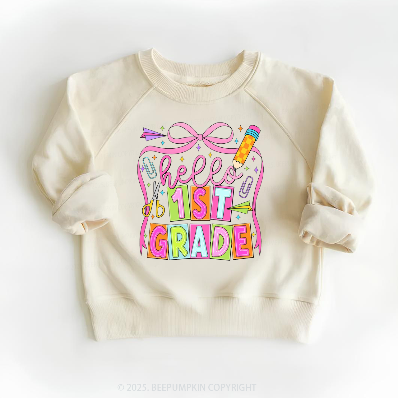 Hello 1st Grade Kid's Sweatshirt