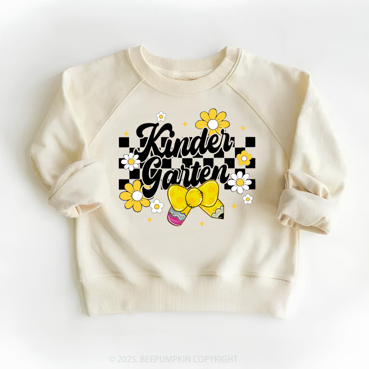 Personalized Golden Glow Of Grade Kid's Sweatshirt