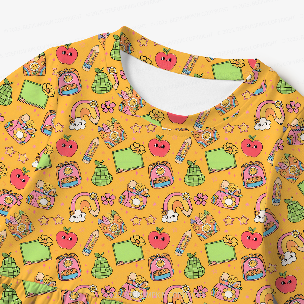 Rainbow Classroom All Over Print Kids Dress