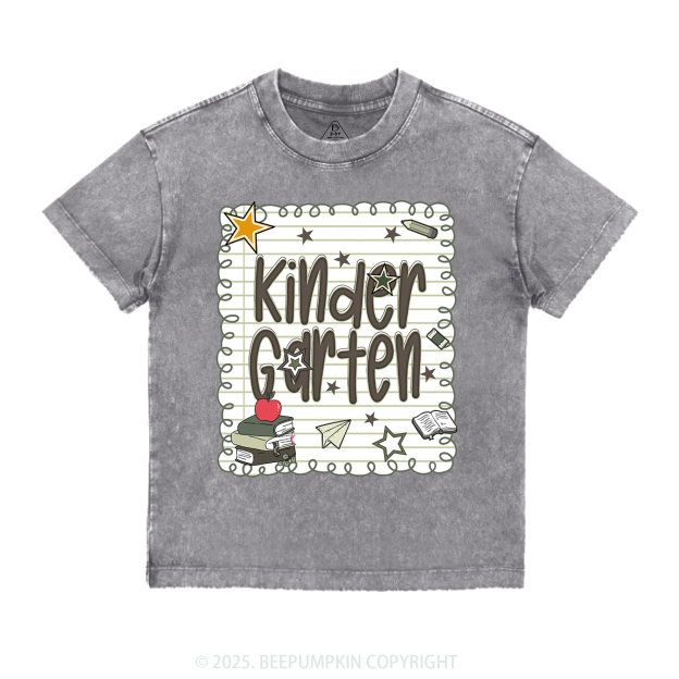 Personalized Starry School Days Toddler&Kids Washed Tees