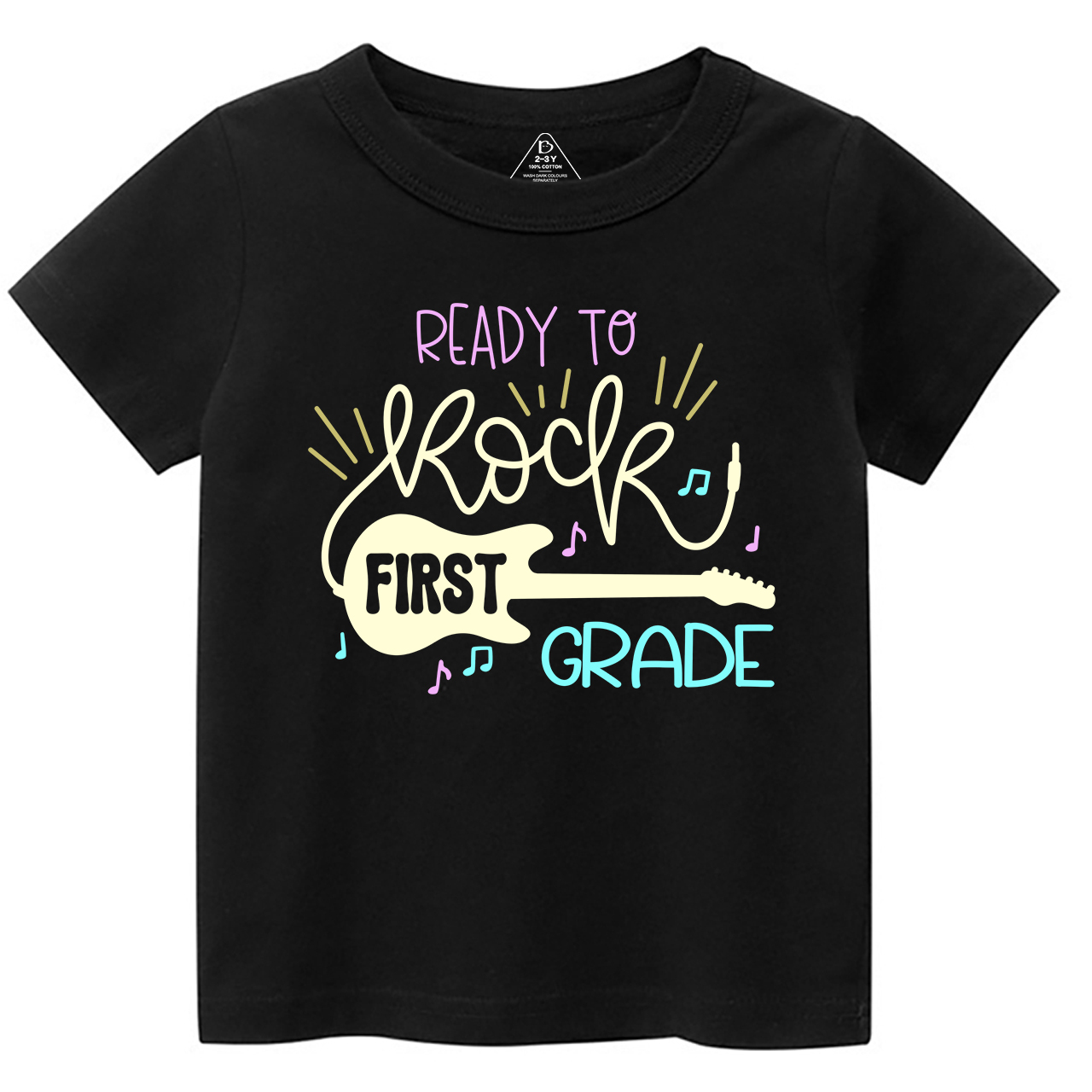 Personalized Ready To Rock First Grade School T-shirts