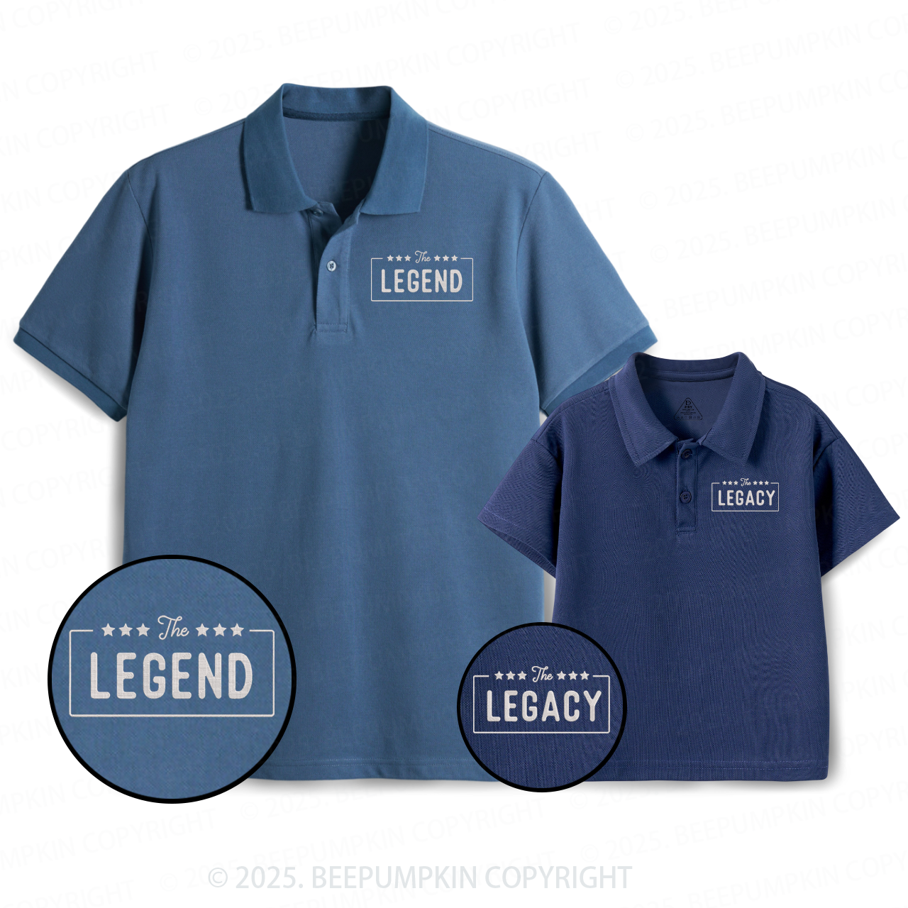 Legend & Legacy Dad&Me Matching Polo Shirt Beepumpkin
