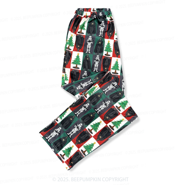 Galactic Holiday Family Matching Pajama Pants With Pockets