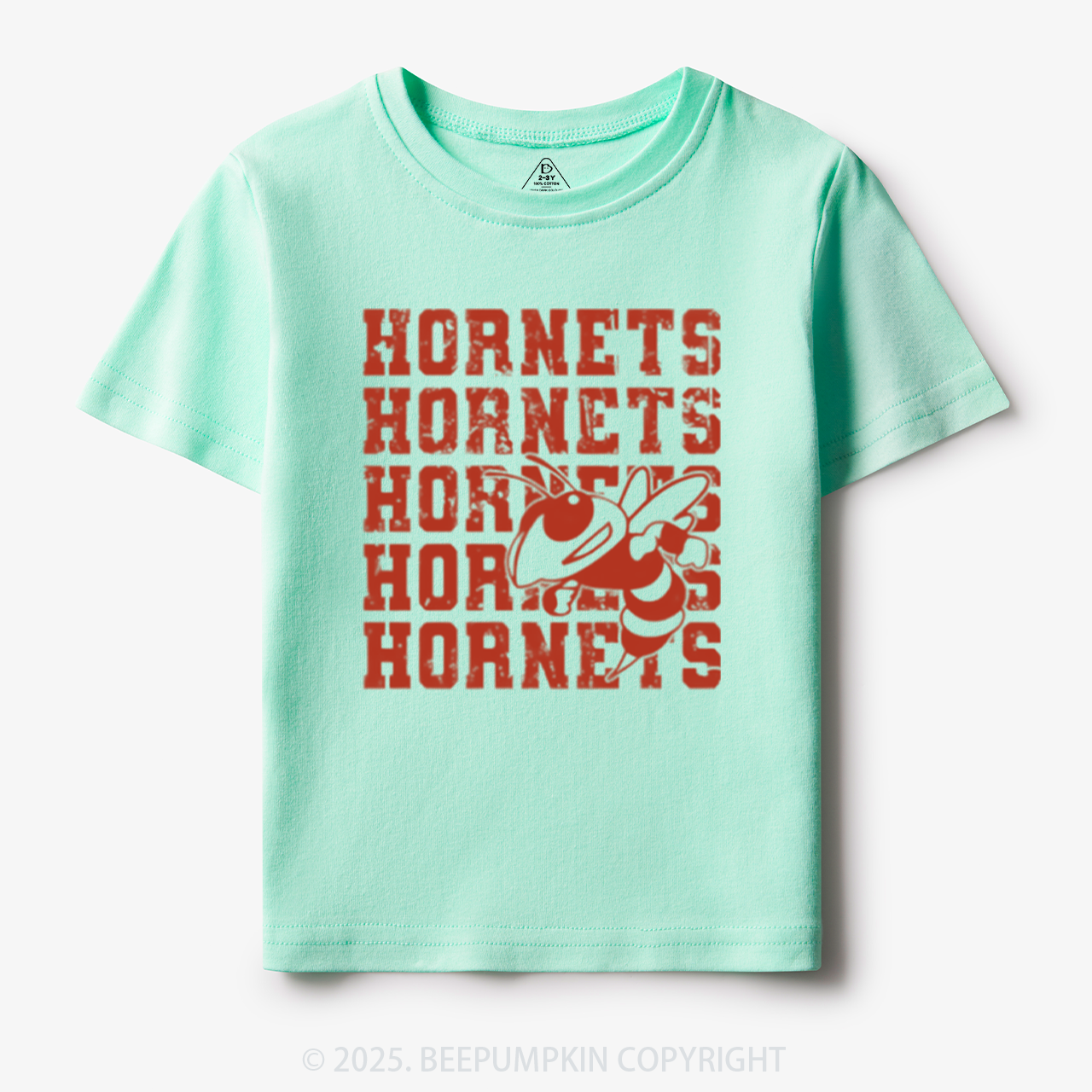 Personalized Hornets Mascot Toddler&Kid's Tees Beepumpkin