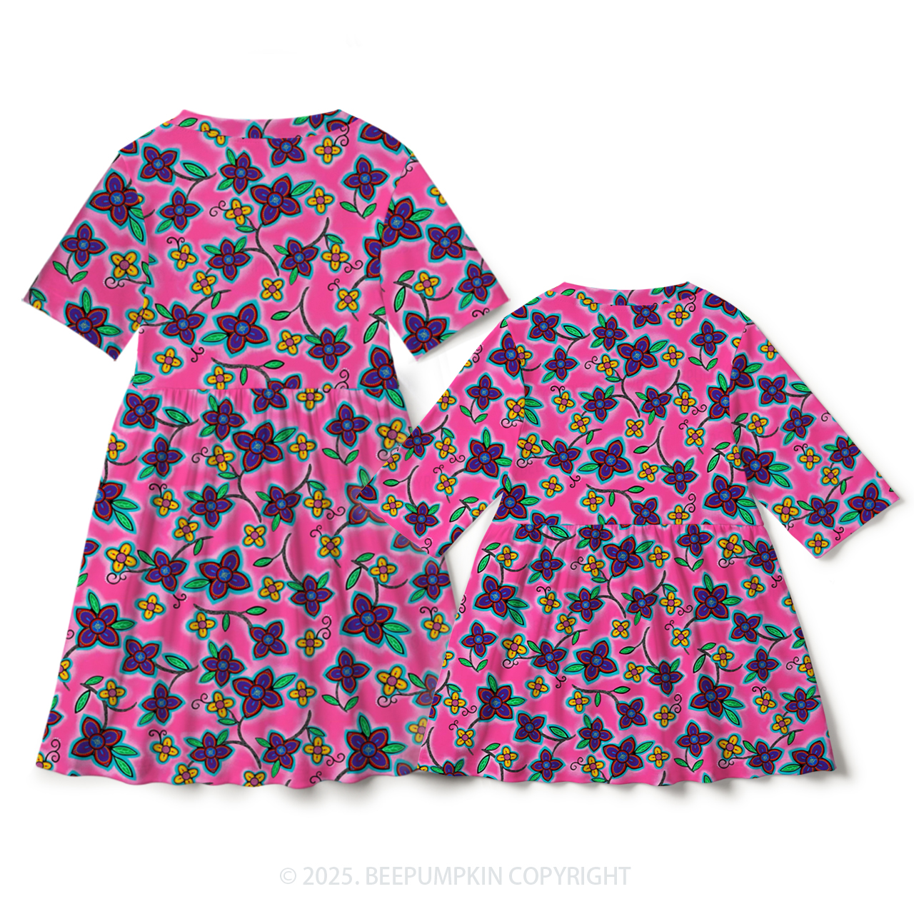 Blossom Joy Mom&Me Matching All Over Print Dress