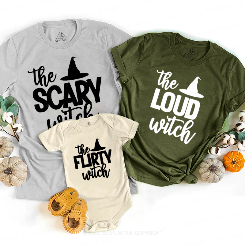 The XXX Witch Halloween Family Matching Shirts