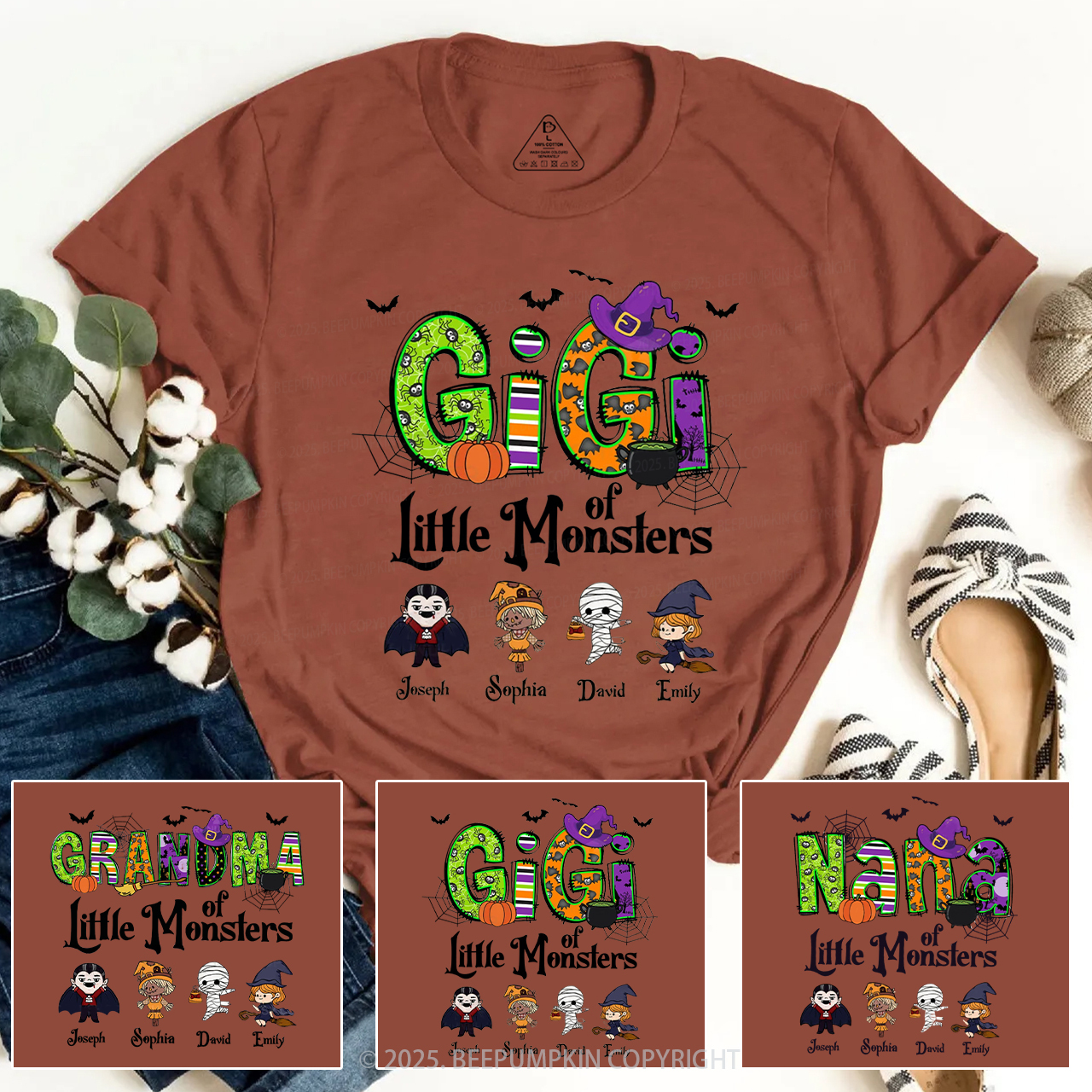 Personalized Mimi Halloween T-Shirts Beepumpkin