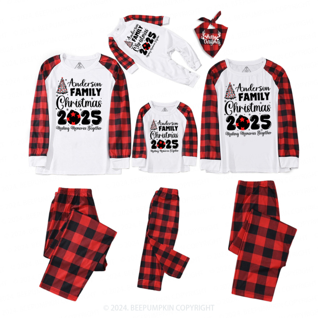 2025 Custom Making Memories Family Christmas Pajamas Beepumpkin
