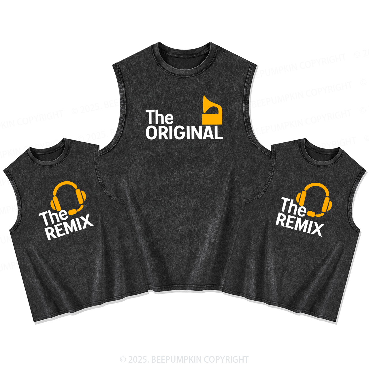 The Original & The Remix Dad&Me Matching Washed Tank Top