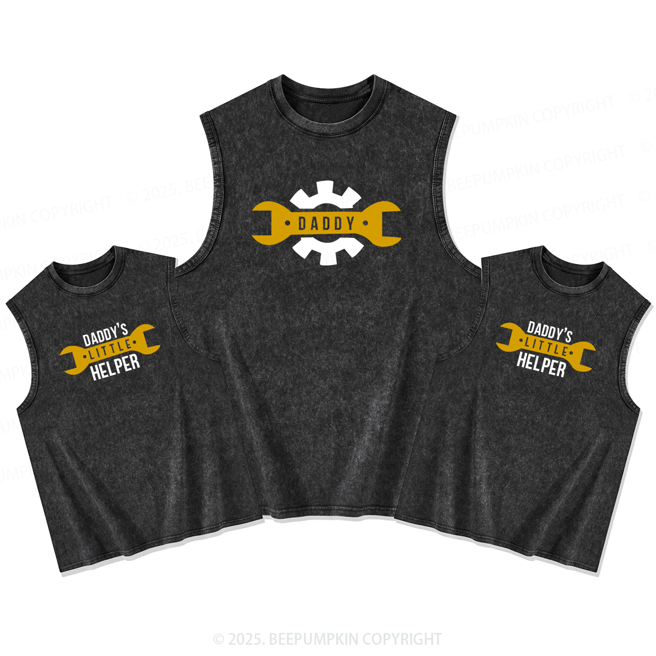 Daddy's Little Helper Dad&Me Matching Washed Tank Top