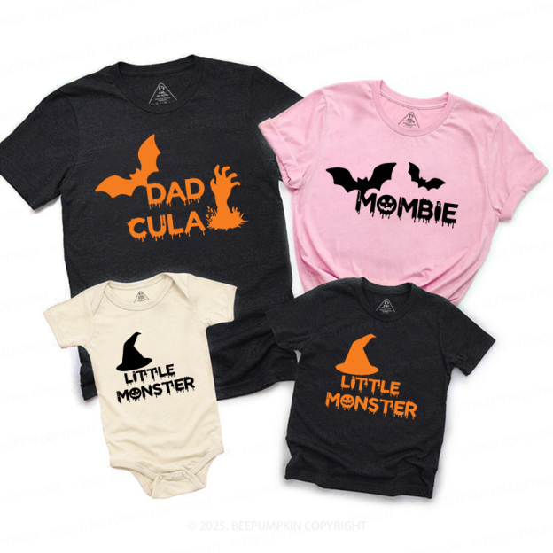 Personalized Ghost pumpkin Halloween Family Matching Shirts