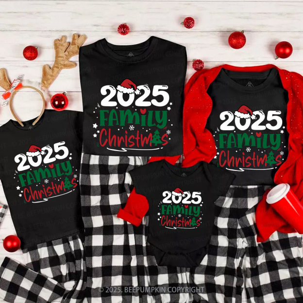 2025 Family Holiday Matching T-Shirts Beepumpkin
