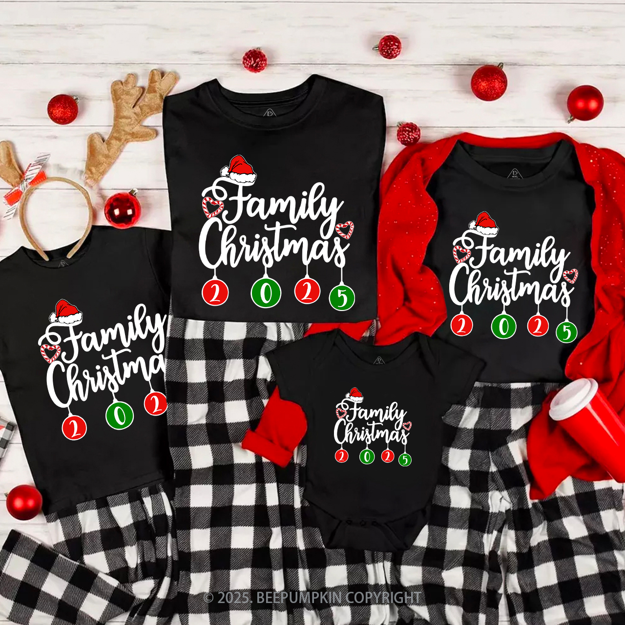 Family Christmas 2025 Lanterns Matching Shirts
