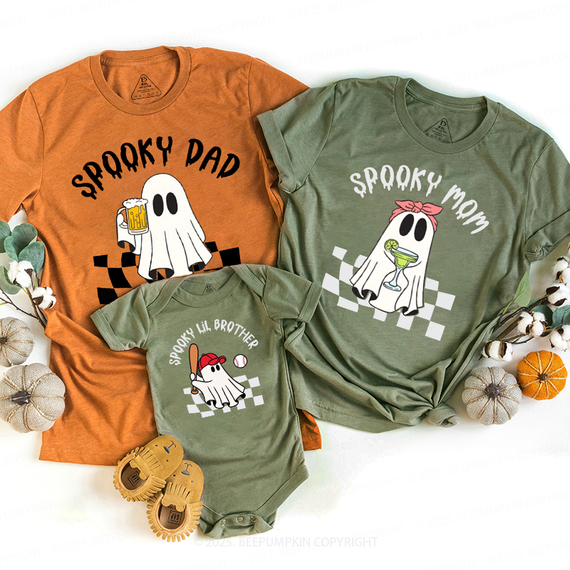 Personalized Spooky Halloween Family Matching Shirts