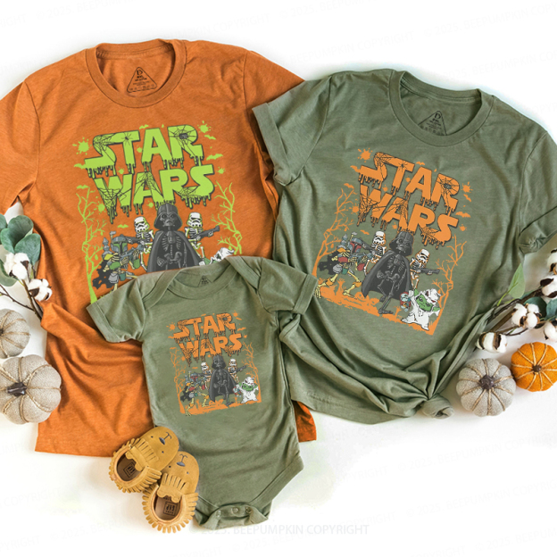 Galactic Halloween Family Matching Shirts