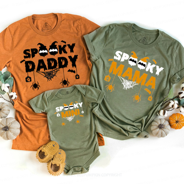 Personalized Spooky Halloween Family Matching Shirts