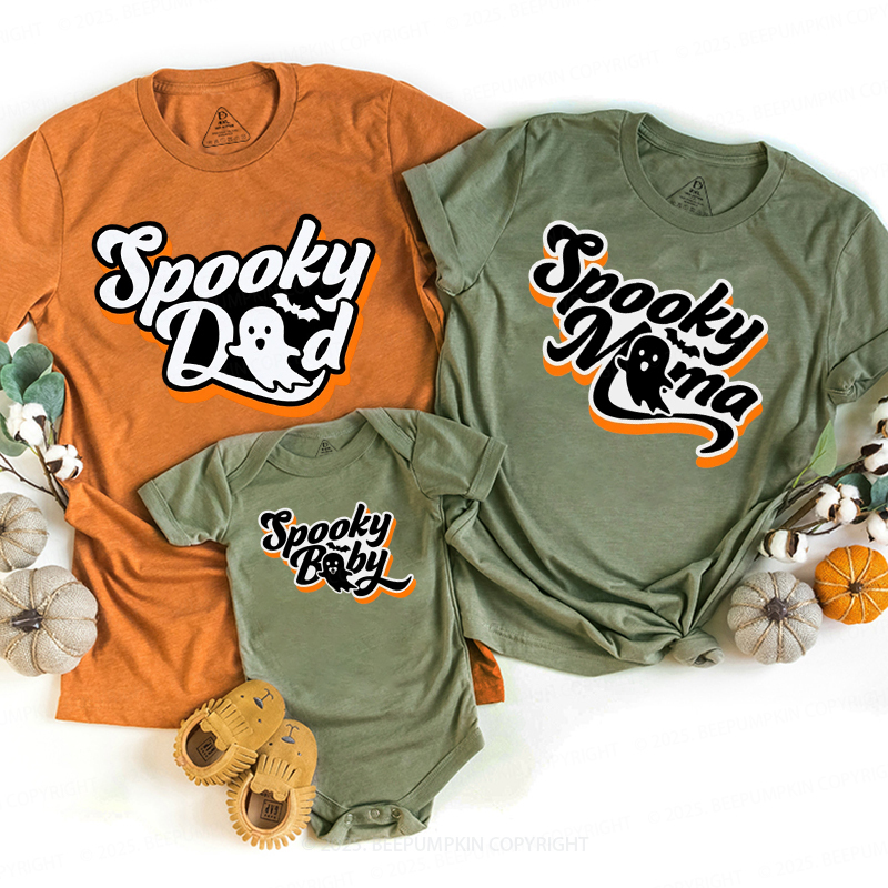 Spooky Halloween Family Matching Shirts