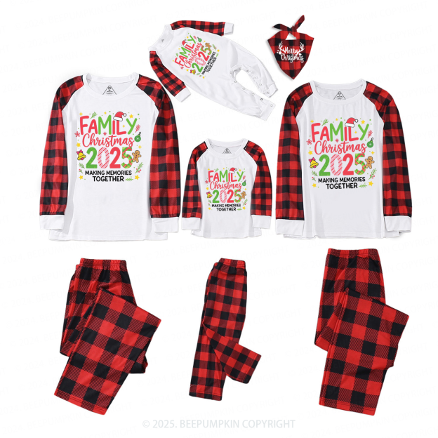Making Memories Together 2025 Christmas Family Matching Pajamas