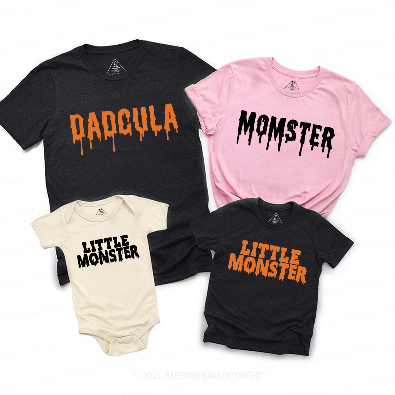 Momster Dadcula Family Halloween Matching Shirt 