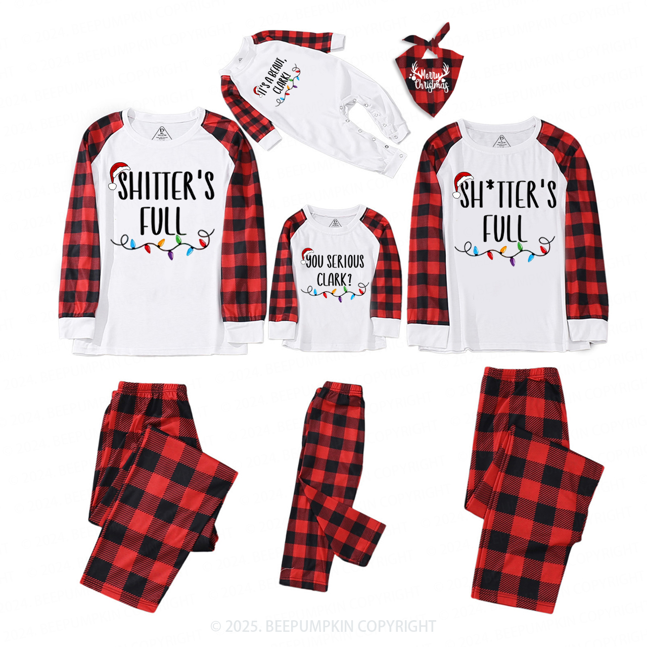 Personalized Funny 67 Movie Quote Christmas Family Matching Pajamas
