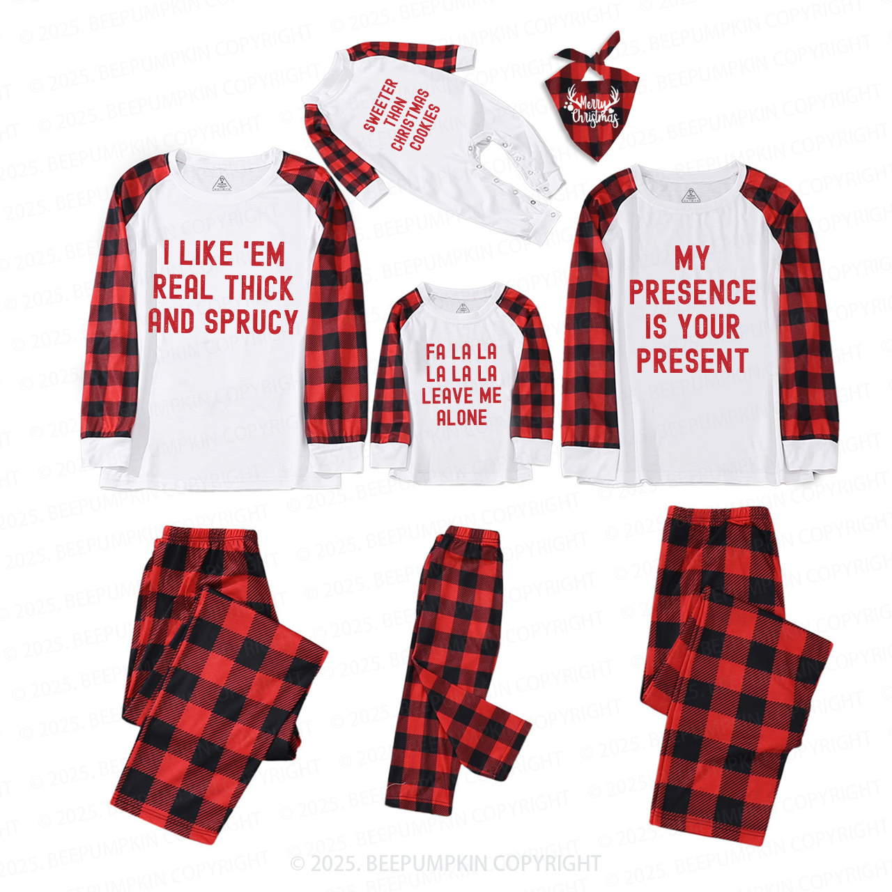 Personalized Funny 60 Quotes Christmas Party Family Matching Pajamas