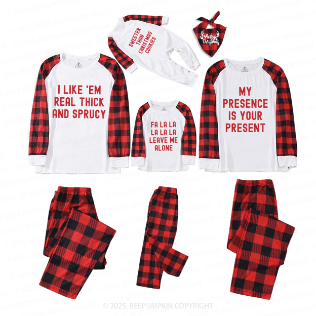 Personalized Funny 60 Quotes Christmas Party Family Matching Pajamas