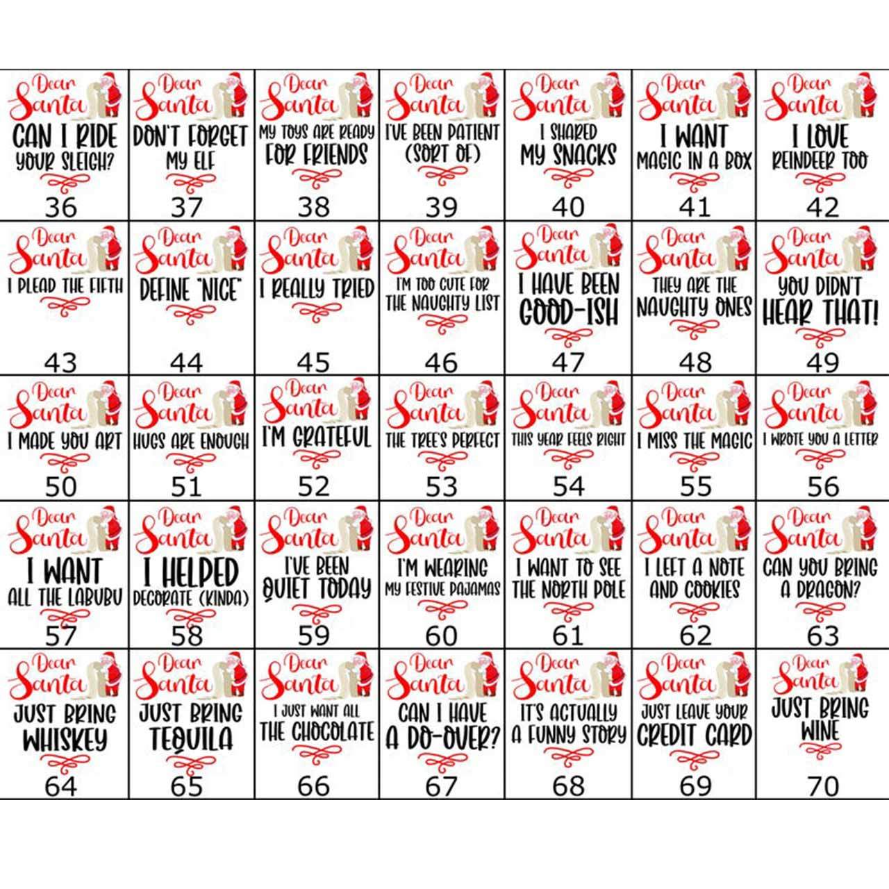 Personalized Dear Santa Christmas Family Matching Pajamas