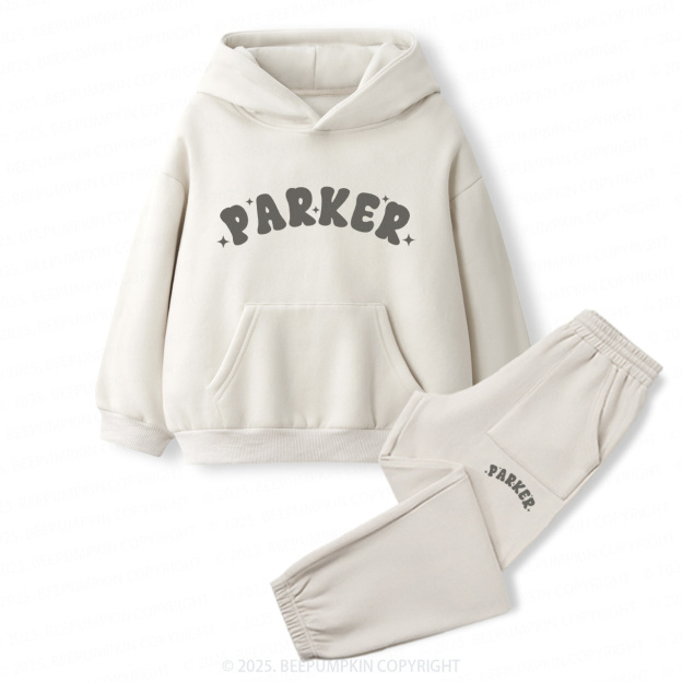 Personalized Star Name Toddler&Kids Hoodie Set