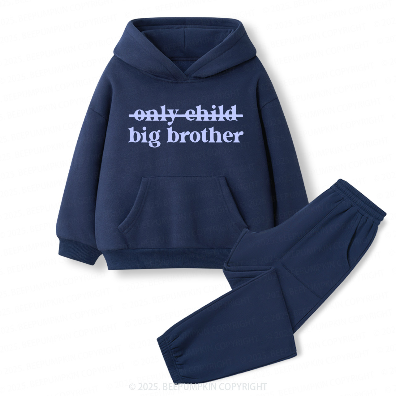 Only Child Big Brother Toddler&Kids Hoodie Set