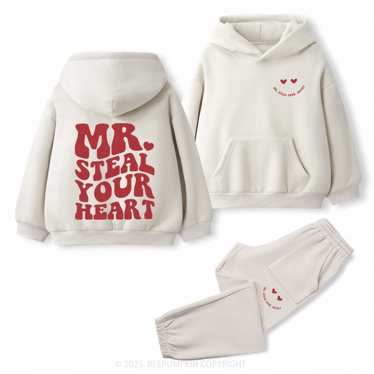 Mr Steal Your Heart Toddler&Kids Hoodie Set Sale-Beepumpkin™