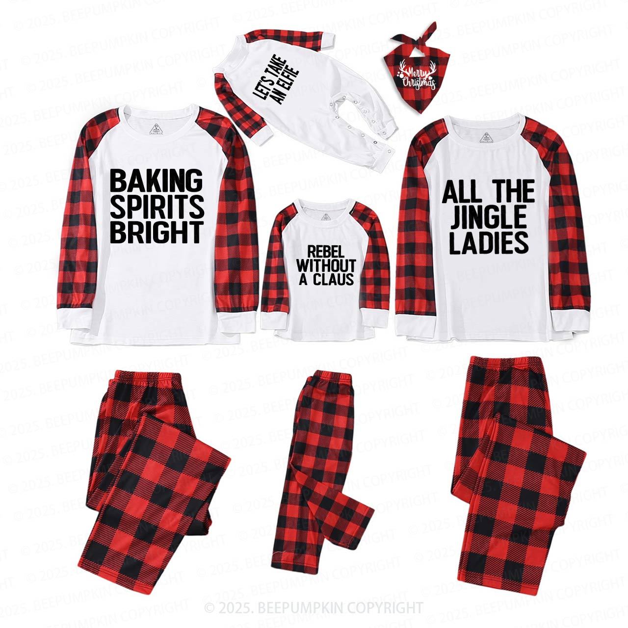 Personalized 24 Christmas Quotes Family Matching Pajamas