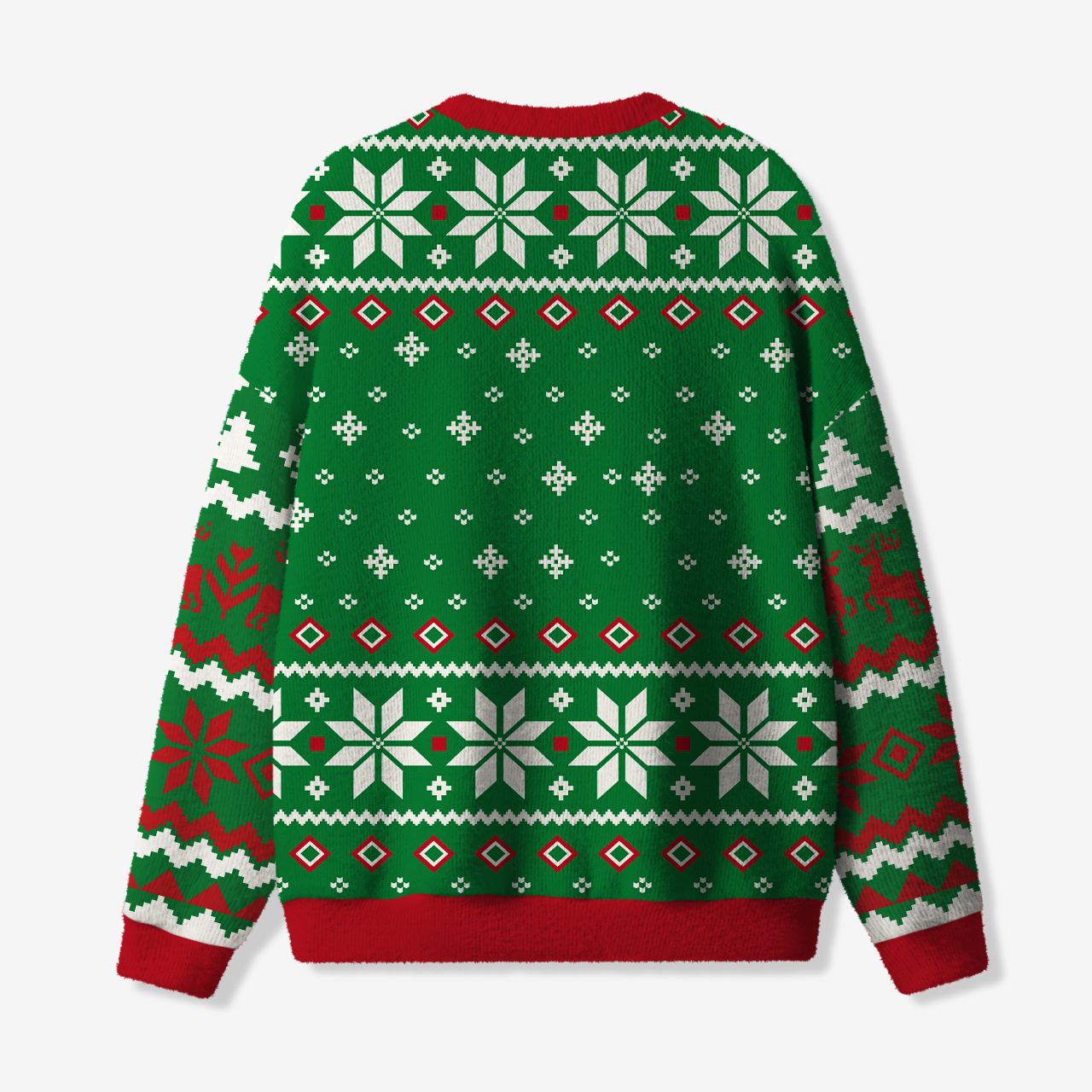 Grumpy Green Christmas Family Matching Knit Sweatshirt