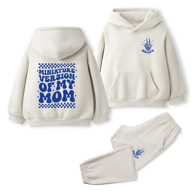 Miniature Versions Of My Mom Toddler&Kids Hoodie Set