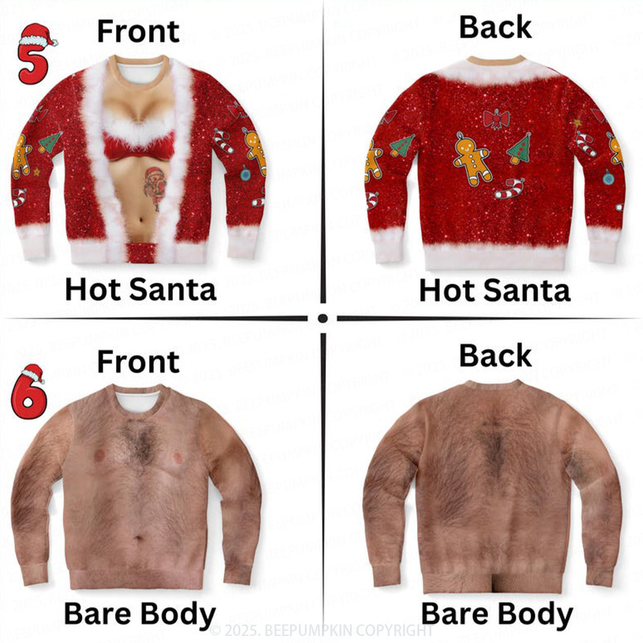 Bad Santa Knit Sweatshirt