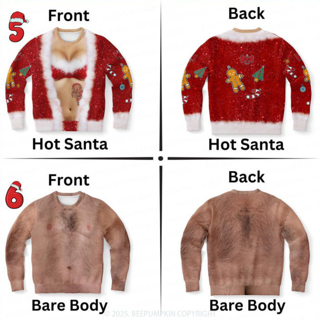 Bad Santa Knit Sweatshirt