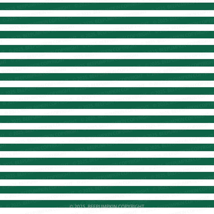 Christmas Green Stripes All-Over Print Family Matching Pajama Sets