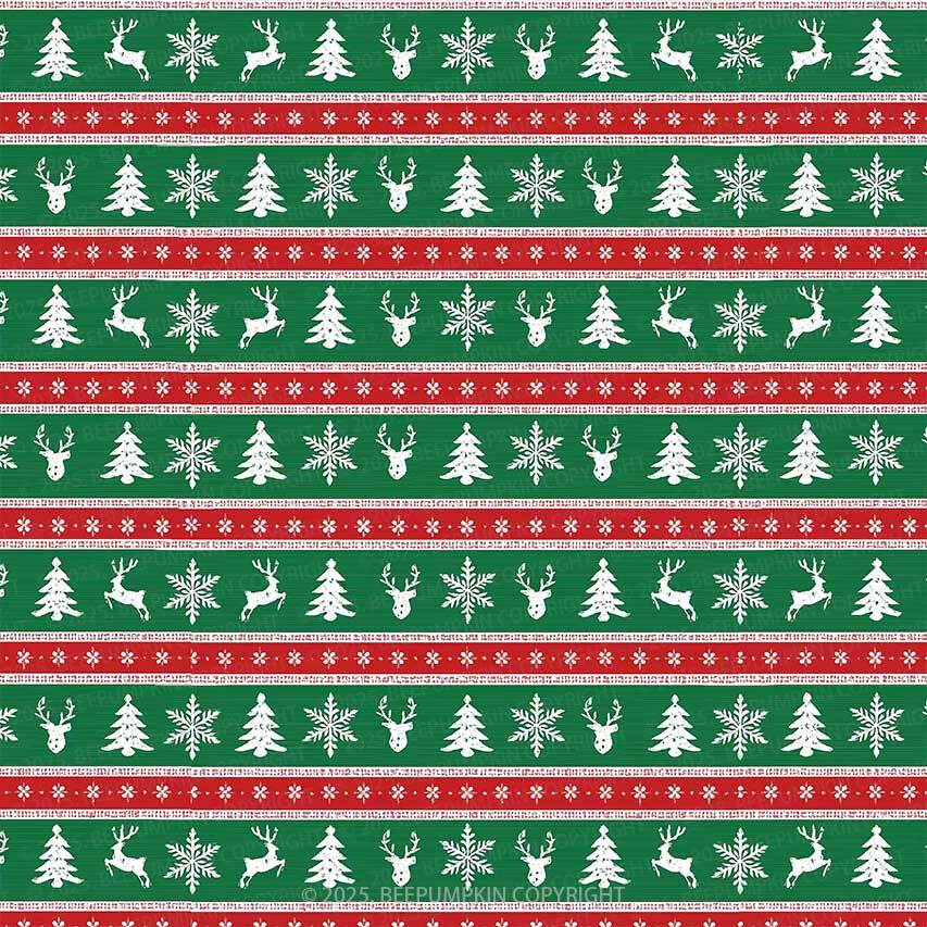 Red & Green Christmas Magic All-Over Print Family Matching Pajama Sets