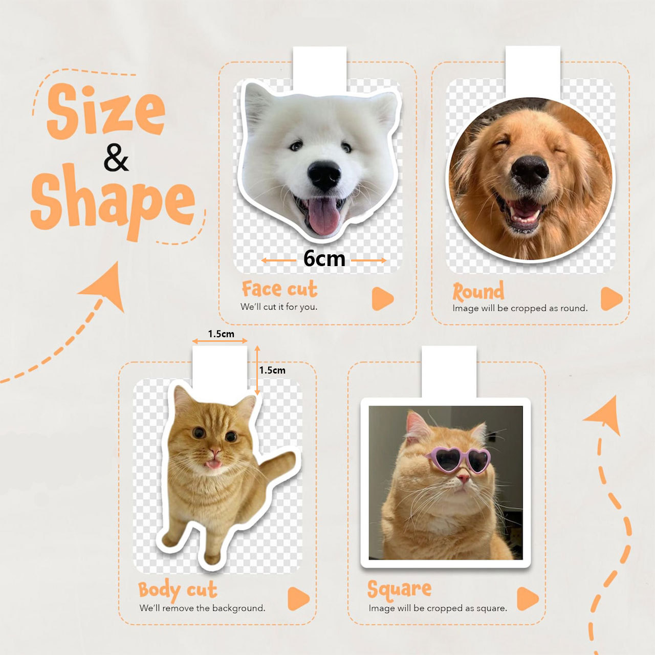 Personalized Dog Magnetic Bookmark Beepumpkin