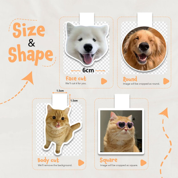 Personalized Dog Magnetic Bookmark Beepumpkin