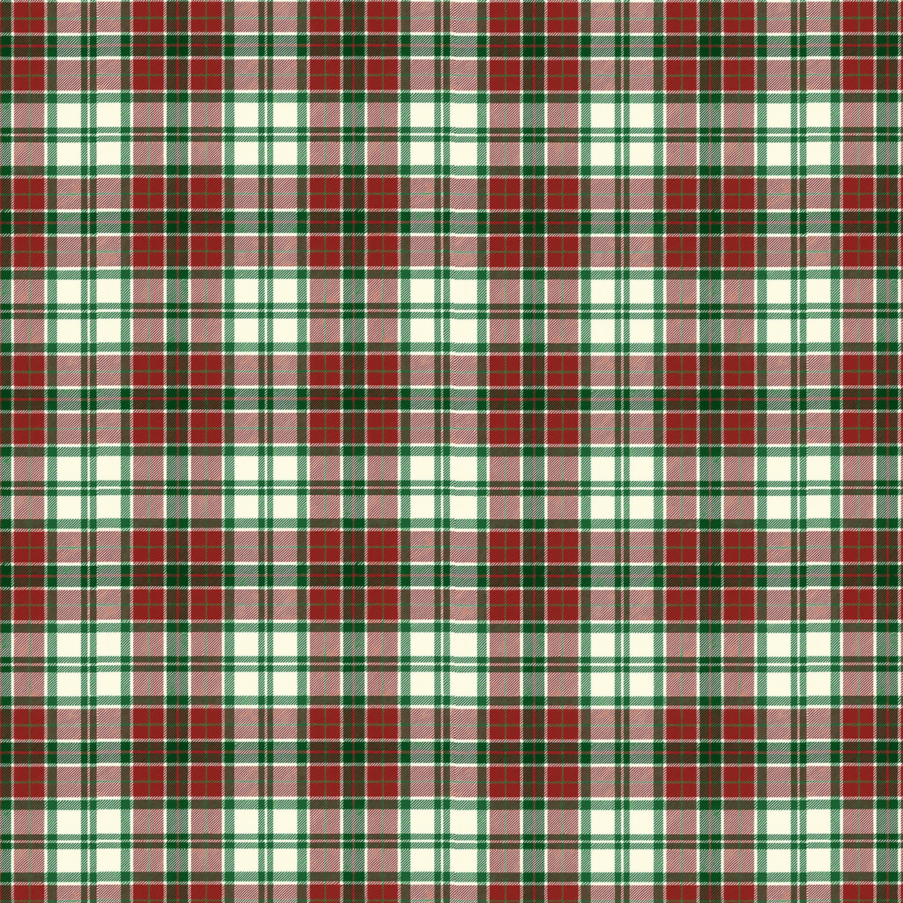 Red & Green Buffalo Check Plaids All-Over Print Family Matching Pajama Sets