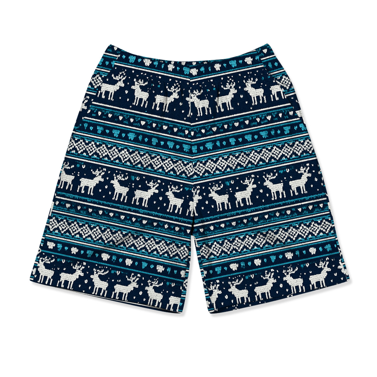 Let It Snow Scarfed Polar All-Over Print Short Family Matching Pajama Sets