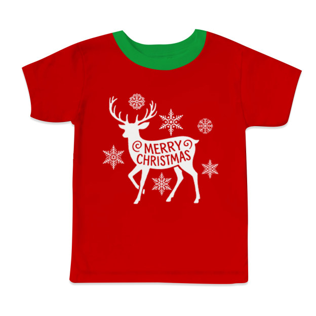 Reindeer Cheer All-Over Print Short Family Matching Pajama Sets