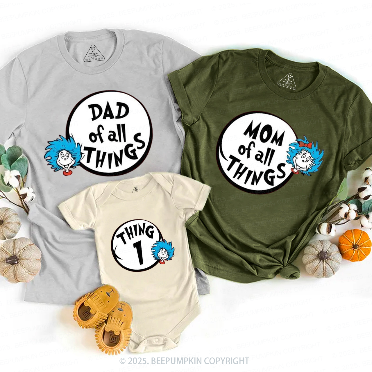 Personalized All My Favorite Things Family Matching Tees Beepumpkin
