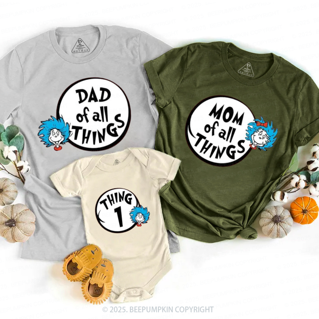 Personalized All My Favorite Things Family Matching Tees Beepumpkin