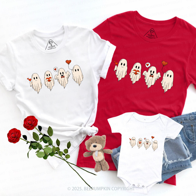 Valentines Ghost Family Shirt