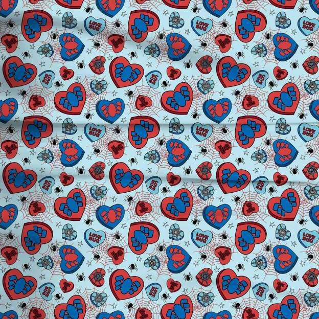 Spider Valentines Two-Piece Pajama Set For Kids